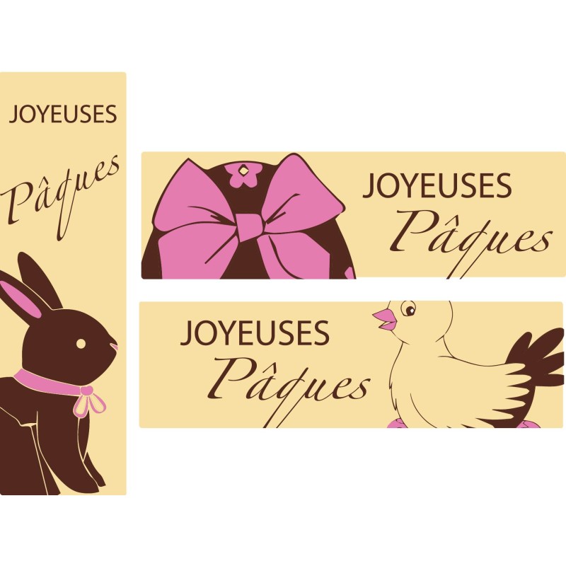 décoration Pâques en chocolat