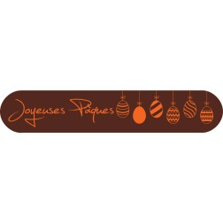 Plaquettes en chocolat premium pour décoration pâtissière Manudecors
