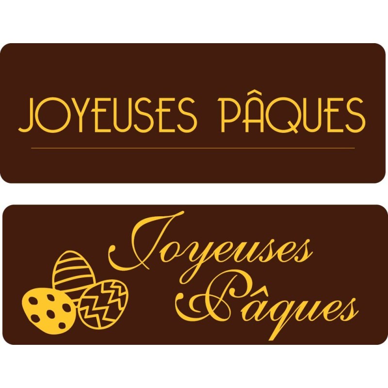 Plaquettes en chocolat décorées pour artisans pâtissiers Manudecors