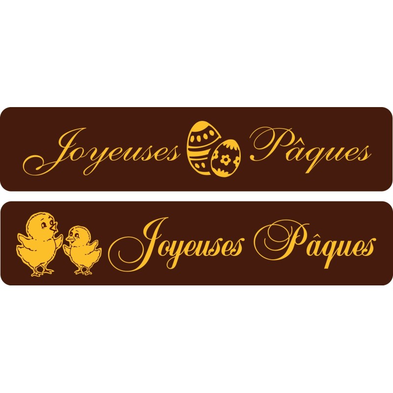 "Joyeuse Pâques" texte