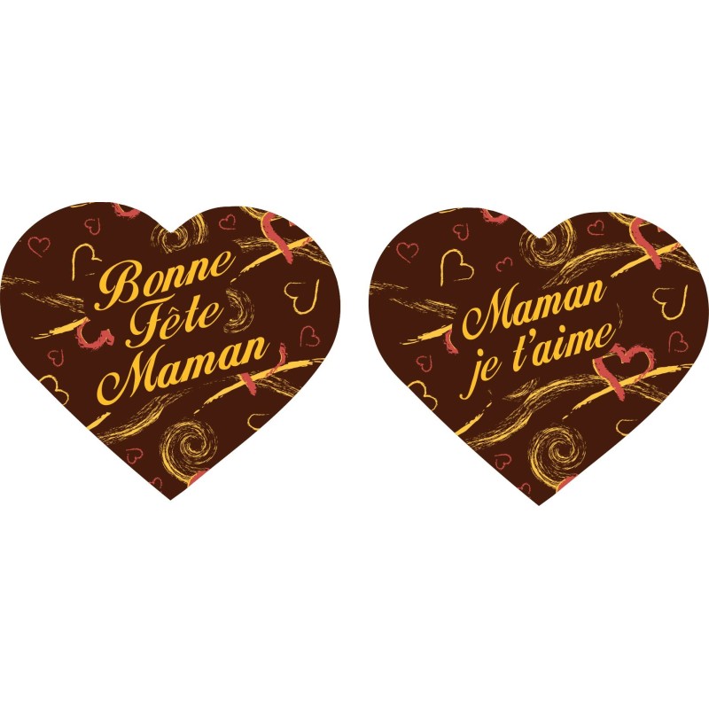 plaquette décors chocolat