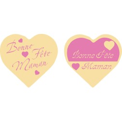 plaquette decors chocolat serigraphie Fête des Mères. Manudecors