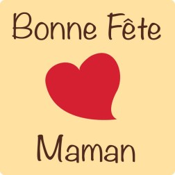 Pastilles en chocolat pour décoration Fête des Mères Manudecors