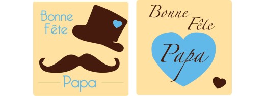 Pastille decors chocolat serigraphie Fête des Pères. Manudecors