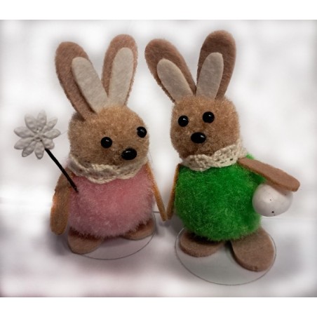 décors de pâques en plume pour pâtisserie