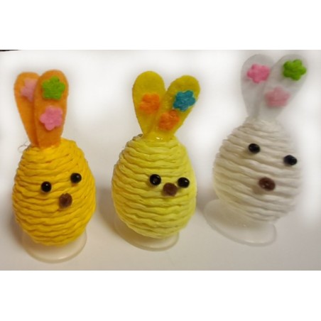 décors de pâques en cordelette pour pâtisserie