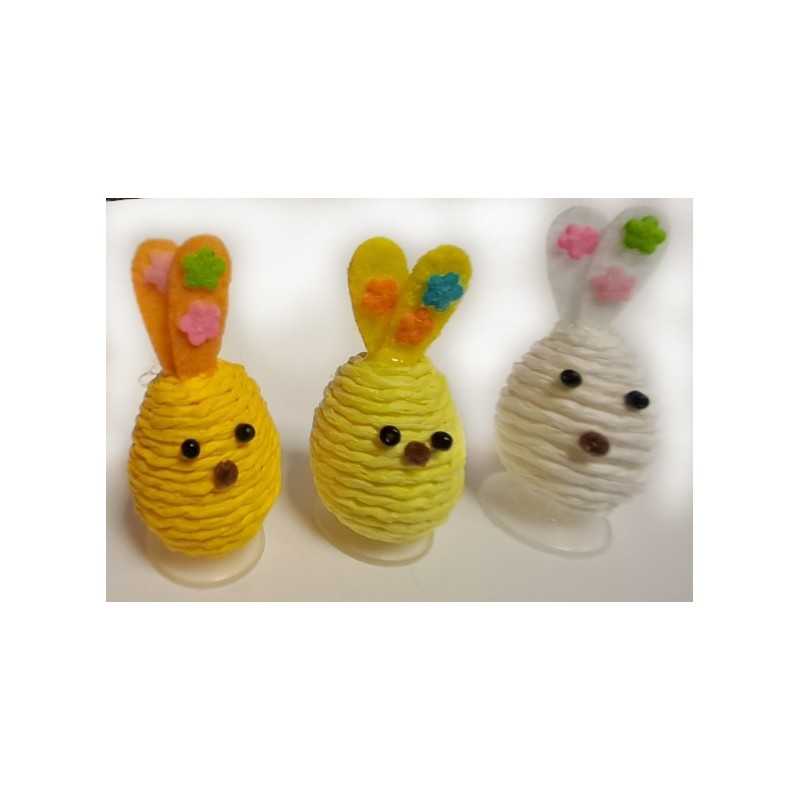 décors de pâques en cordelette pour pâtisserie