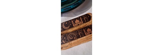 décors dessus d'éclair oriental en chocolat/ Manudecors