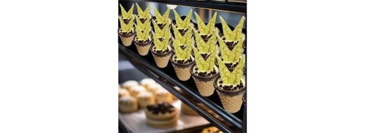 Pastille decors chocolat serigraphie 1er Mai