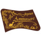 plaquette decors chocolat serigraphie alimentaire Anniversaire