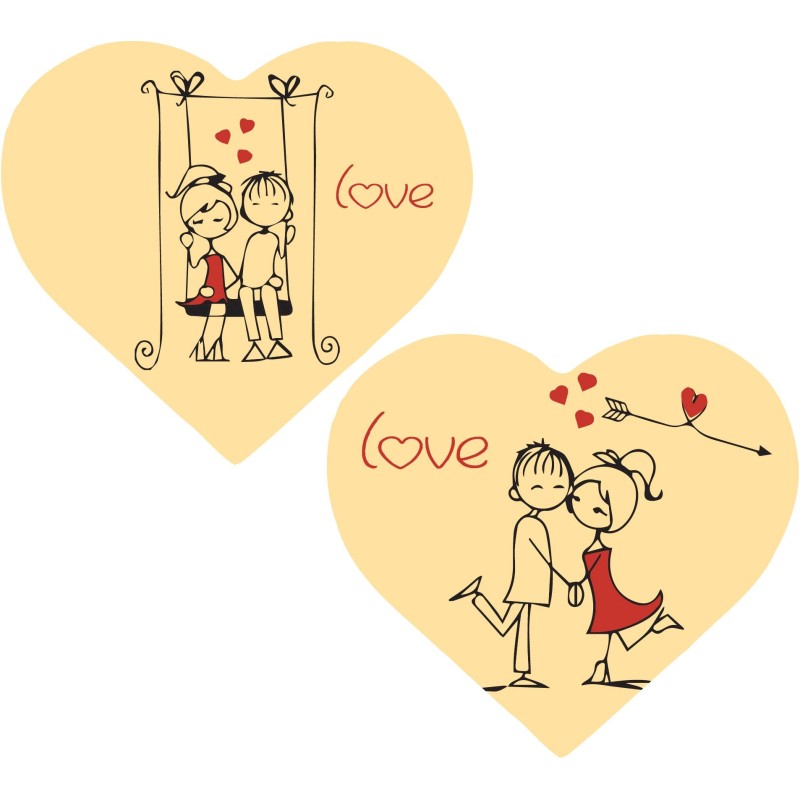 plaquette décors chocolat saint valentin