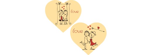 plaquette décors chocolat saint valentin