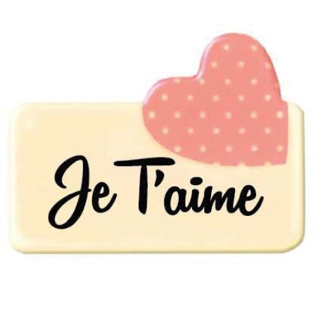 plaquette décors chocolat saint valentin/ Manudecors