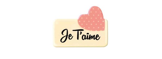 plaquette décors chocolat saint valentin/ Manudecors