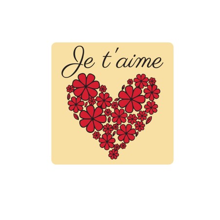 Décors chocolat Saint Valentin /Manudecors