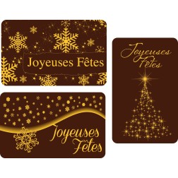 Plaquette chocolat décors pour les fêtes de noël, décoration pour bûches