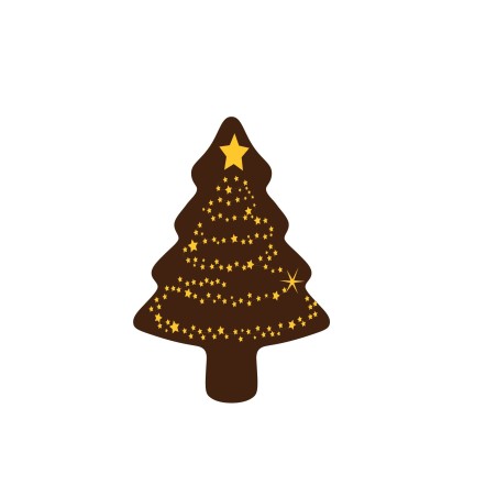 Plaquette chocolat décors pour les fêtes de noël, décoration pour bûches