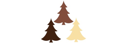 Plaquette chocolat décors pour les fêtes de noël, décoration pour bûches