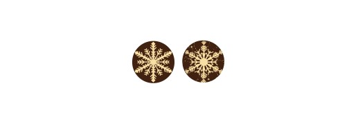plaquette décors chocolat noel