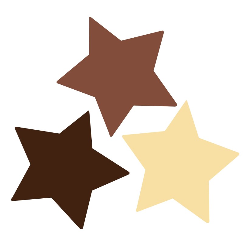 Etoiles 3 chocolat