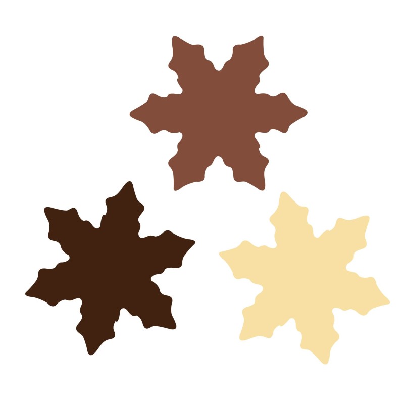 flocons de neige neutres
