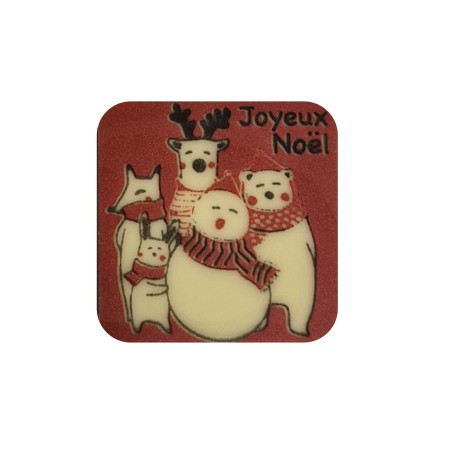 pastille chocolat décors noel