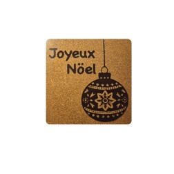 pastille décors chocolat noel