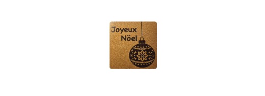 pastille décors chocolat noel