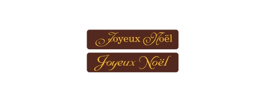 Plaquettes décors sérigraphie alimentaire en chocolat pour Noël Manudecors