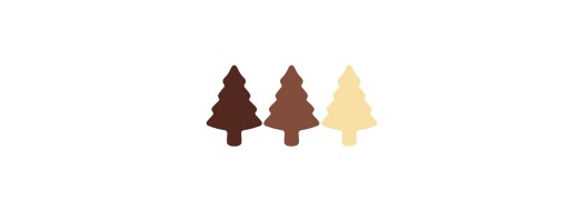 Plaquette chocolat décors pour les fêtes de noël, décoration pour bûches Manudecors