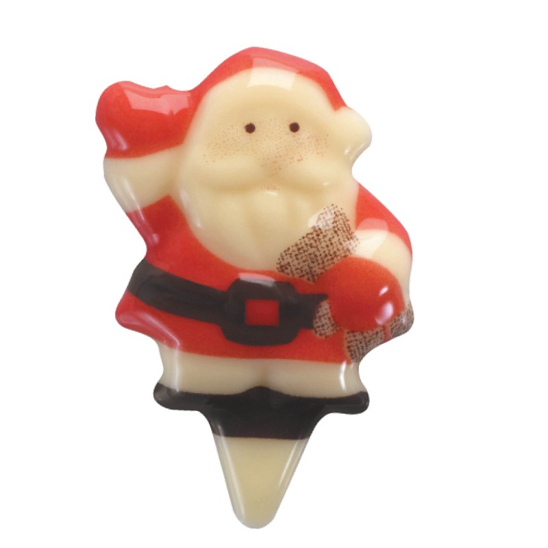 Décors en  chocolat pour les fêtes de Noël Manudecors