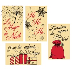 pastille décors chocolat noel