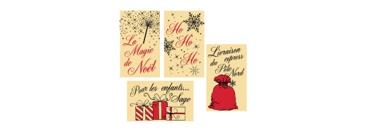 pastille décors chocolat noel