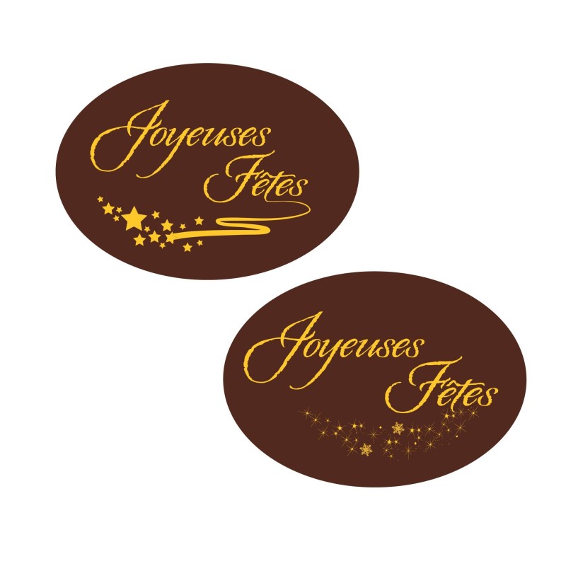 décoration alimentaire en chocolat spécial noël