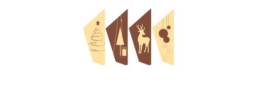 plaquette décors chocolat noël