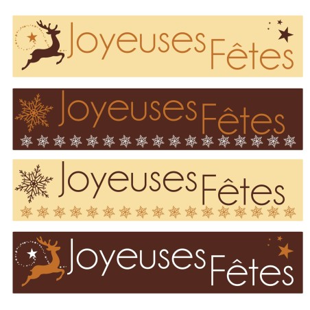 Décors en  chocolat pour les fêtes de Noël Manudecors