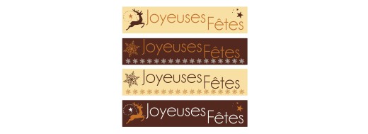 Décors en  chocolat pour les fêtes de Noël Manudecors