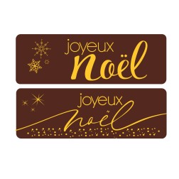 pastille décors chocolat banderole de noël