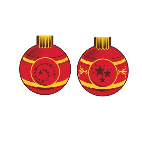 Décors alimentaire, Boules de Noel en chocolat