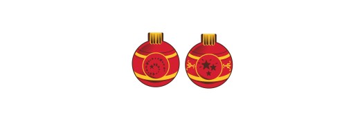 Décors alimentaire, Boules de Noel en chocolat