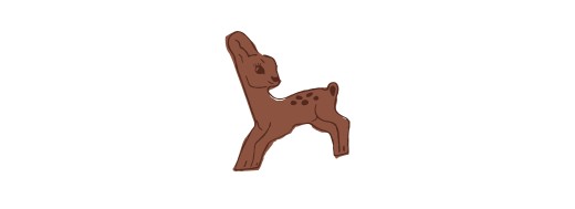 Décoration de noël en chocolat