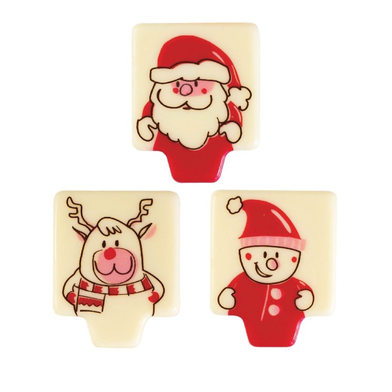 Décoration alimentaire pour bûches de noël