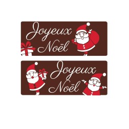 Décors alimentaire en chocolat pour noël
