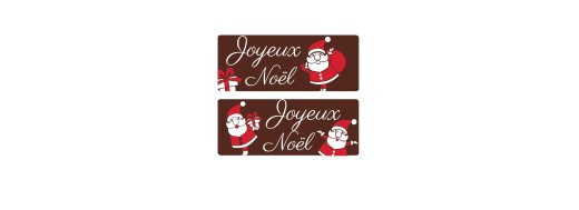 Décors alimentaire en chocolat pour  noël