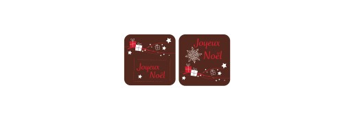Décorations alimentaires pour bûches de noël et entremets. Manudecors