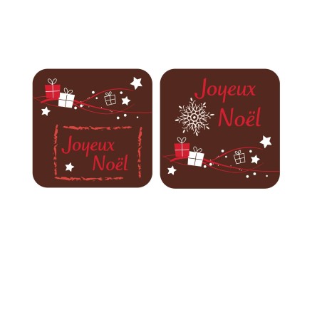 Décorations alimentaires pour bûches de noël et entremets. Manudecors