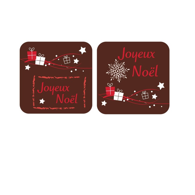 Décorations alimentaires pour bûches de noël et entremets. Manudecors