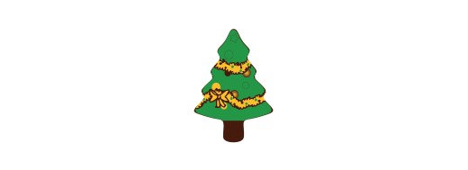 Décorations alimentaires Sapin en chocolat pour bûches de noël et entremets. Manudecors