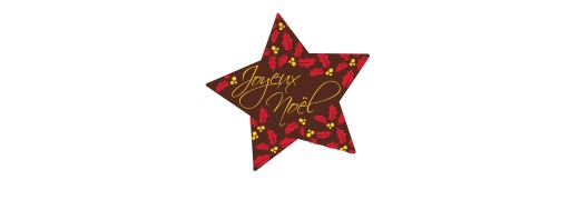 pastille décors chocolat noel