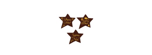 Décorations alimentaires pour bûches de noël et entremets. Manudecors